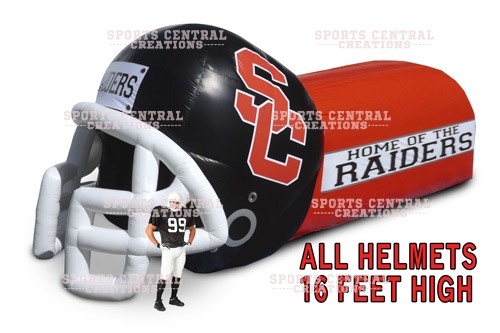 One Piece Helmet Tunnel 30 Long 16H 16W