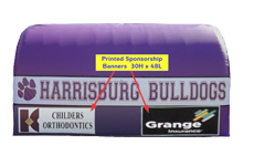 Printed Sponsorship Banner