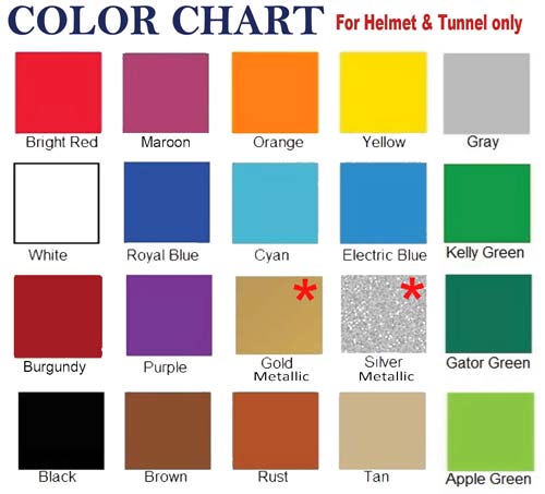 100% GRAPHIC PRINTED TUNNEL 10H 10W. IN MULTIPLE LENGTHS