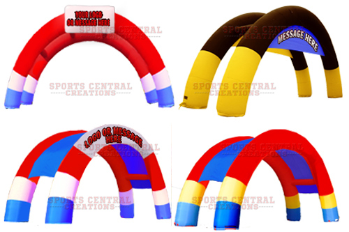 INFLATABLE DOUBLE ARCHES