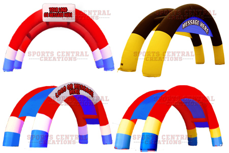 INFLATABLE DOUBLE ARCHES